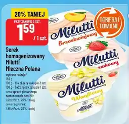 Polomarket Serek homogenizowany Milutti Mleczna Polana oferta