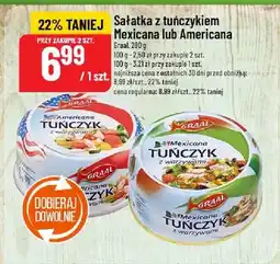 Polomarket Sałatka z tuńczykiem Mexicana lub Americana oferta