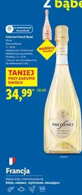 Lidl Wino French Royal różowe oferta