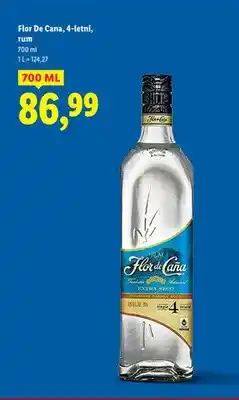 Lidl Rum Flor De Cana 4-letni oferta