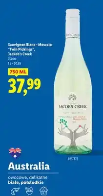 Lidl Wino białe Sauvignon Blanc - Moscato Twin Pickings oferta