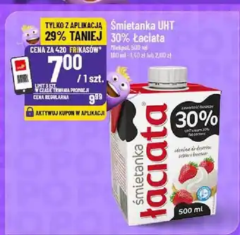 Polomarket Śmietanka UHT Łaciata 30% oferta