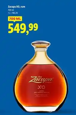 Lidl Rum Zacapa XO oferta