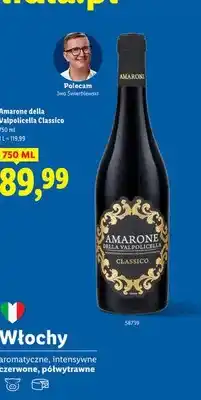 Lidl Wino Classico czerwone półwytrawne oferta
