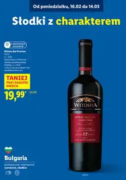 Lidl Wino Premium Sweet Red oferta