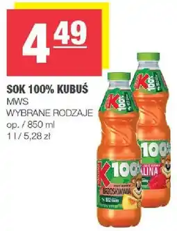 Spar Sok 100% kubuś oferta