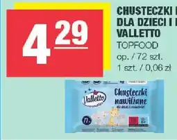 Spar Chusteczki nawilżane dla dzieci i niemowląt Valletto oferta