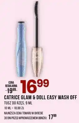 Drogerie Natura Tusz do rzęs Glam & Doll Easy Wash Off oferta