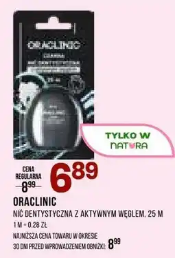 Drogerie Natura Nić dentystyczna z aktywnym węglem oferta