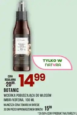 Drogerie Natura Wcierka pobudzająca do włosów imbir/kofeina oferta