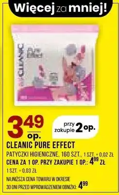 Drogerie Natura Patyczki higieniczne Cleanic Pure Effect oferta