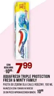 Drogerie Natura Pasta do zębów Aquafresh Triple Protection Fresh & Minty Family oferta