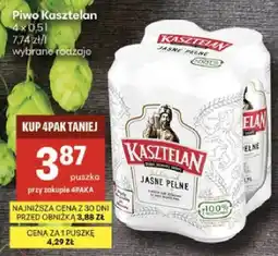 Delikatesy Centrum Piwo Kasztelan oferta