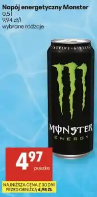 Delikatesy Centrum Napój energetyczny Monster Energy oferta