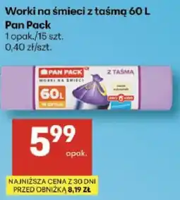 Delikatesy Centrum Worki na śmieci z taśmą oferta