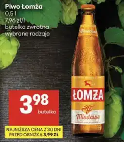 Delikatesy Centrum Piwo Łomża oferta
