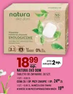 Drogerie Natura Tabletki do zmywarki eko dom oferta