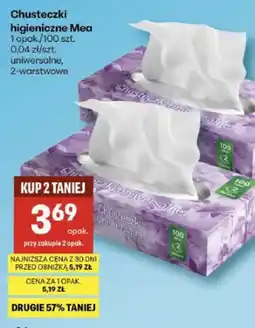 Delikatesy Centrum Chusteczki higieniczne uniwersalne 2-warstwowe oferta