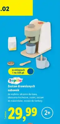 Lidl Zestaw drewnianych zabawek oferta