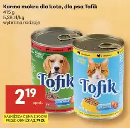 Delikatesy Centrum Karma mokra dla kota, dla psa wybrane rodzaje oferta