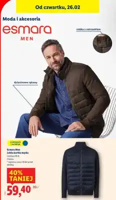 Lidl Lekka kurtka męska oferta