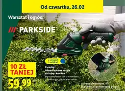 Lidl Akumulatorowe nożyce do trawy i krzewów oferta
