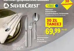 Lidl Zestaw sztućców ze stali nierdzewnej, 30 elementów oferta