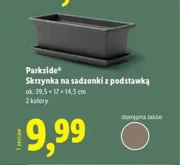 Lidl Skrzynka na sadzonki z podstawką 39,5x17x14,5 cm oferta