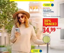 Lidl Sweter damski z dodatkiem wełny oferta