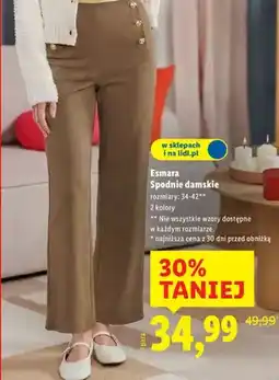 Lidl Spodnie damskie, 2 kolory oferta