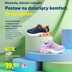 Lidl Buty dziecięce świecące, 3 wzory oferta