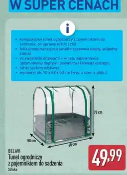 ALDI Tunel ogrodniczy z pojemnikiem do sadzenia sztuka oferta