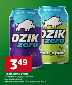 Stokrotka Napój Dzik zero oferta
