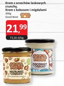 Market Point Krem z orzechów laskowych crunchy, Krem z kokosem i migdałami oferta