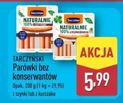 ALDI Parówki bez konserwantów z szynki oferta