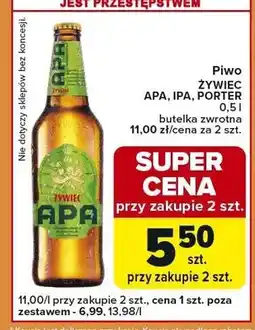 Carrefour Express Piwo Żywiec APA, IPA, Porter oferta