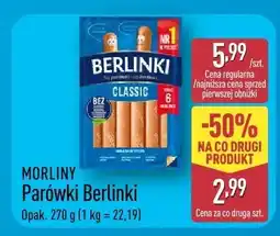 ALDI Parówki Berlinki oferta