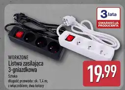 ALDI Listwa zasilająca 3-gniazdkowa oferta