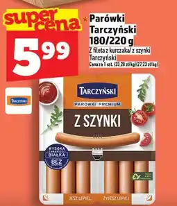 Topaz Parówki Tarczyński z filet z kurczaka z szynki Tarczyński oferta