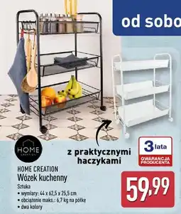 ALDI Wózek kuchenny z praktycznymi haczykami oferta