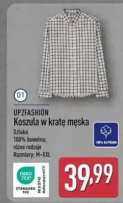 ALDI Koszula w kratę męska oferta