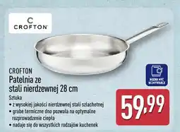 ALDI Patelnia ze stali nierdzewnej 28 cm oferta