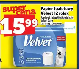 Topaz Papier toaletowy Velvet Care oferta