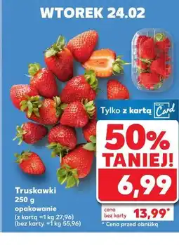 Kaufland Truskawki 250 g opakowanie oferta