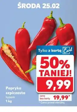 Kaufland Papryka szpiczasta luzem oferta