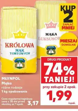 Kaufland Młynpol Mąka różne rodzaje oferta