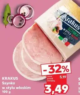 Kaufland KRAKUS Szynka w stylu włoskim oferta