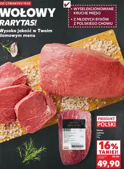 Kaufland Udziec wołowy kulka oferta