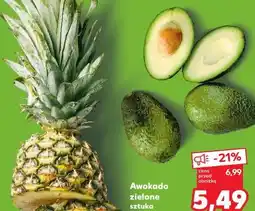 Kaufland Awokado zielone sztuka oferta