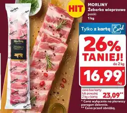 Kaufland Morliny Żeberka wieprzowe paski oferta